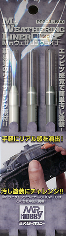 MR. WEATHERING LINER SNOW-COLOR SET