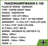 1/28 Panzerkampfwagen E-100 1510 Pcs