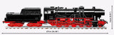 1/35 DRBR Class 52 Steam Loco. Germ 2505 Pcs