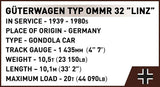 1/35 Güterwagen Type Ommr 32 "LINZ" 584 Pcs