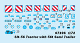 1/72 Slt-56 Tractor with 56t Semi Trailer