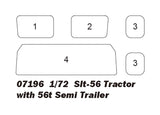 1/72 Slt-56 Tractor with 56t Semi Trailer