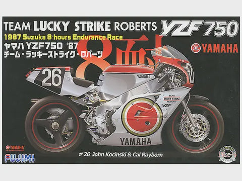1/12 YAMAHA YZF750 LUCKY STRIKE ROBERTS (Bike-No6)