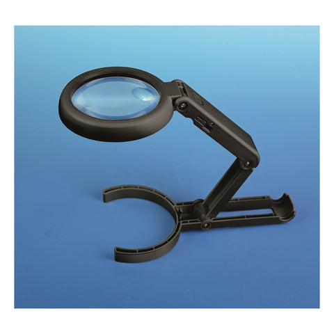 Foldable LED Magnifier with Inbuilt Stand