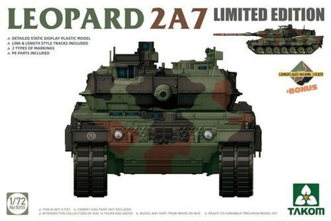 1/72 LEOPARD 2A7 Main Battle Tank Limited Edition