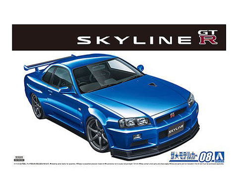 1/24 NISSAN BNR34 SKYLINE GT-R Vspec II '02
