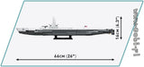 1/144 USS Tang SS-306 (790 pcs)